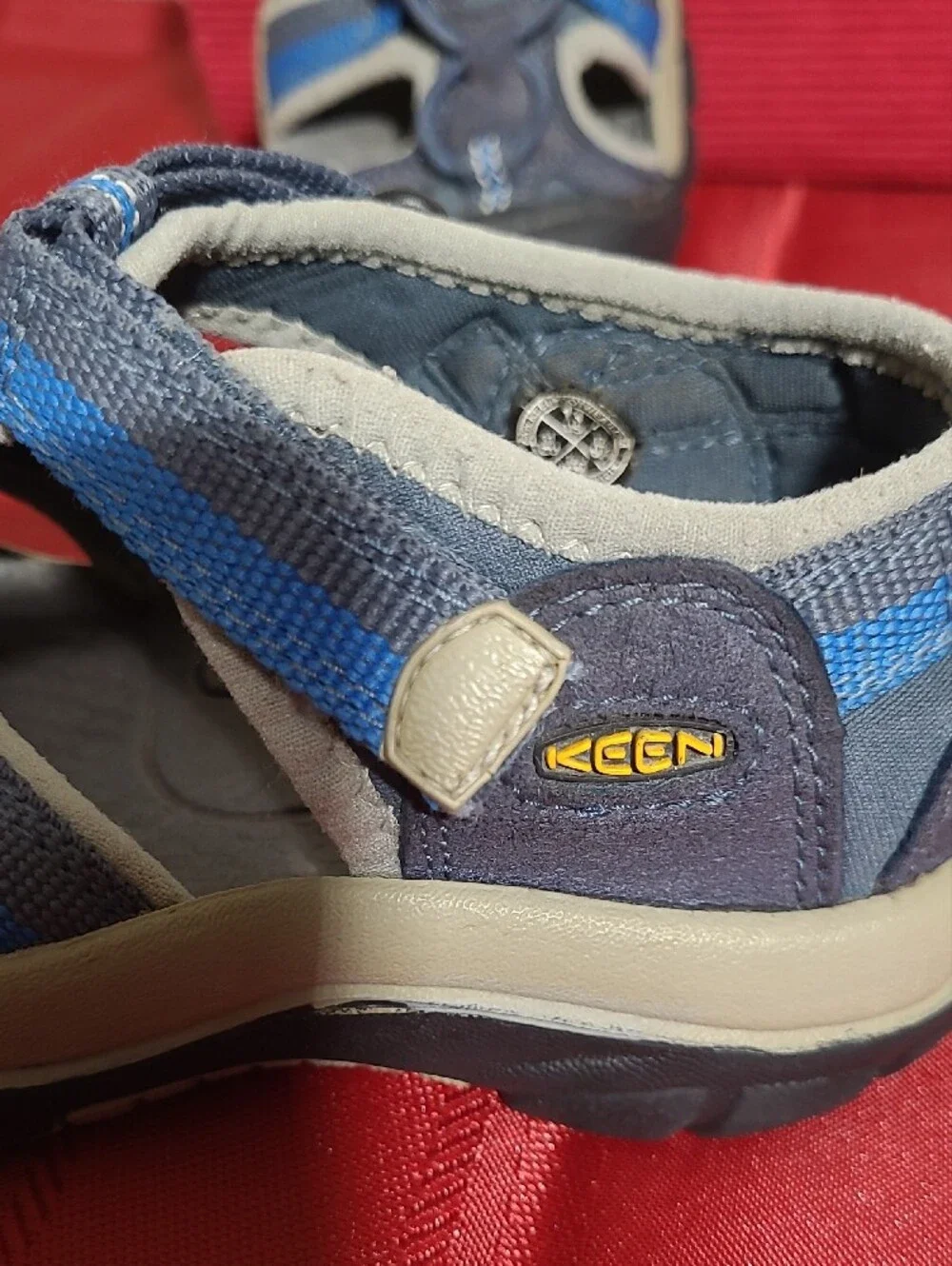Keen  Venice H2 Waterproof Sport Sandals Kids Blue and Gray Water Shoes
